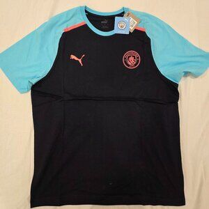Manchester City Puma T-Shirt Men's Size Large